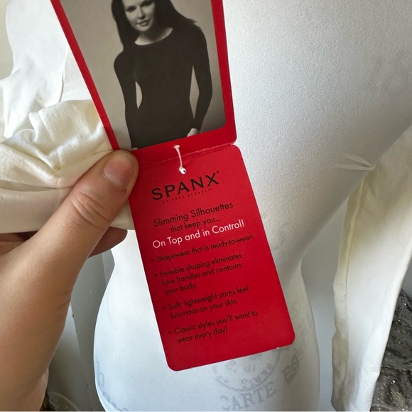SPANX BNWT On Top and in Control Classic Long Sleeve / S - Picture 5 of 7